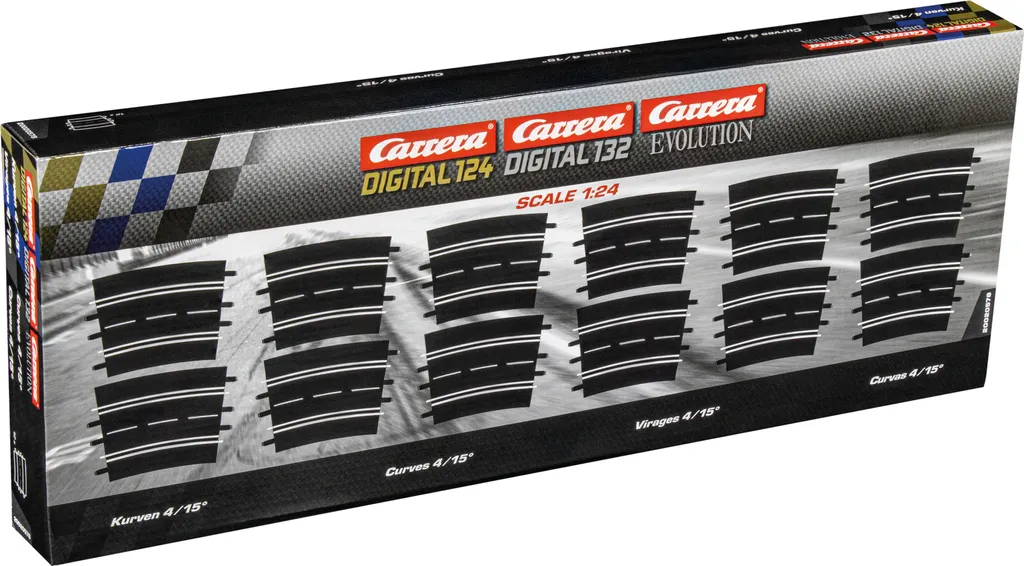 Courbe relevée 2/30° Carrera 20578 pour Digital 124 et Evolution - 3