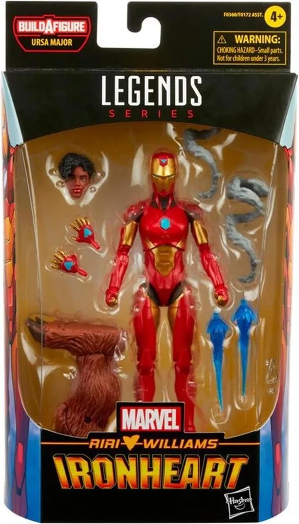 Ironheart Marvel Legends avec Accessoires et Articulations Premium 15cm