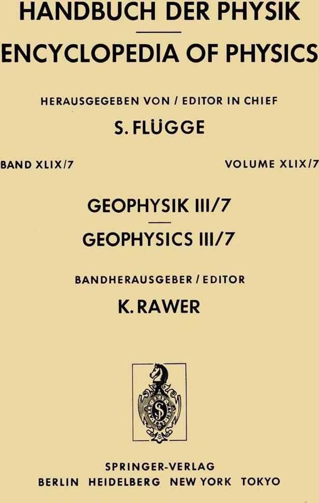 Geophysik III / Geophysics III