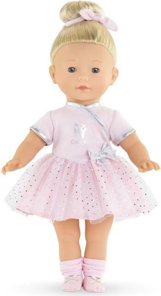 Puppe Corolle Constance Ballerine, 36 cm, Blonde Haare, Schlafaugen, Rosa Tüll Kleid, Ab 3 Jahren, Personalisierbar