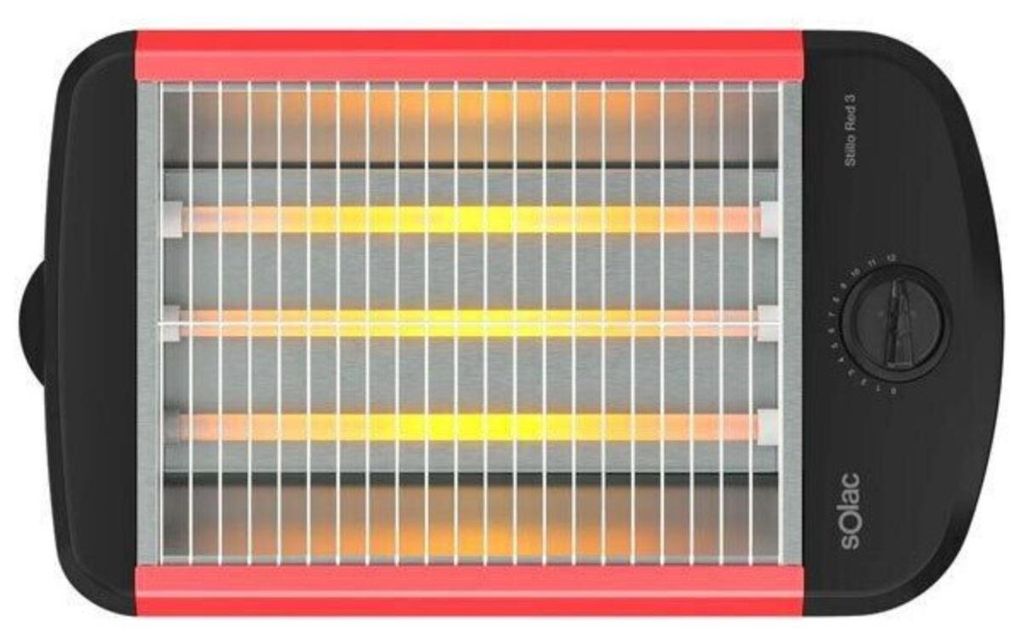 Solac Stillo Red 3, 1 krajíců, Červená, Plast, Otočné, CE & Obrázek produktu 