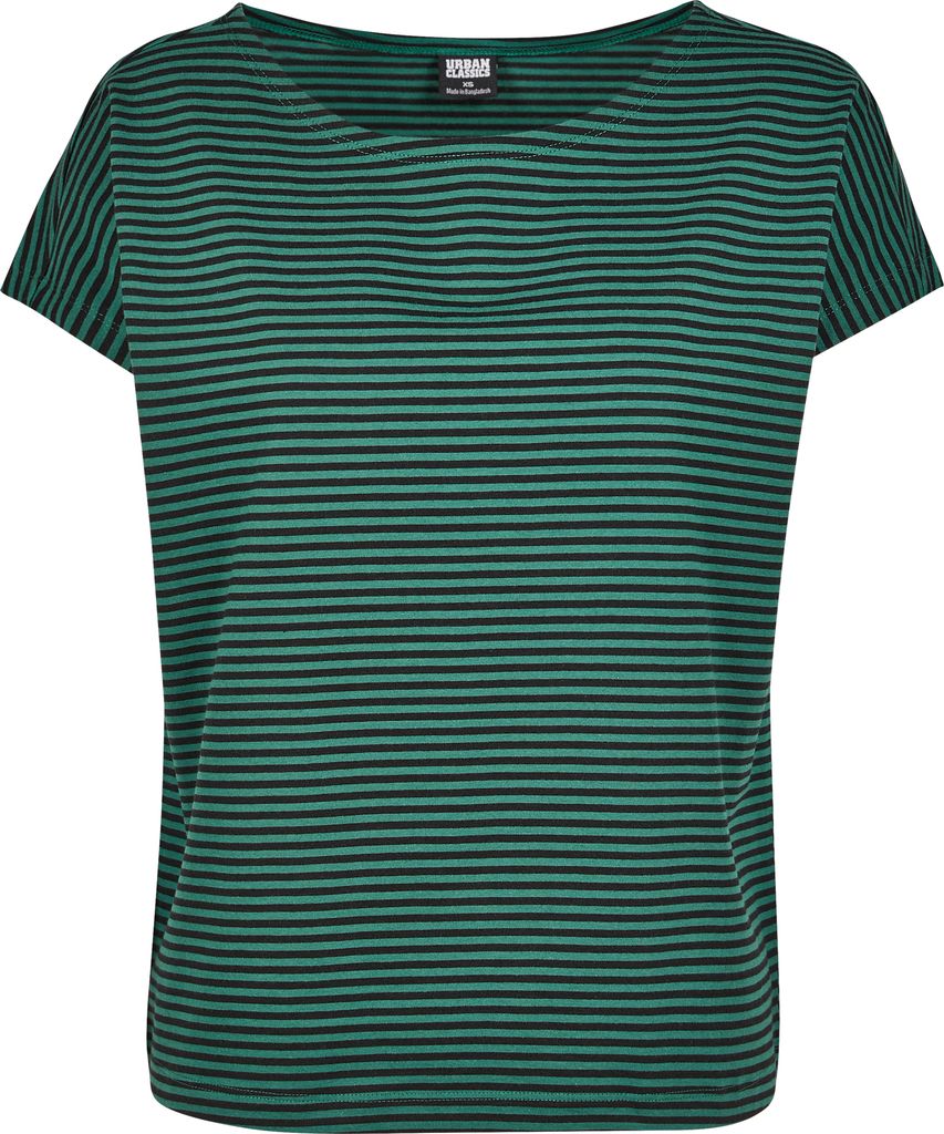 Urban Classics Ladies - Yarn Dyed Baby Stripe schwarz - XS