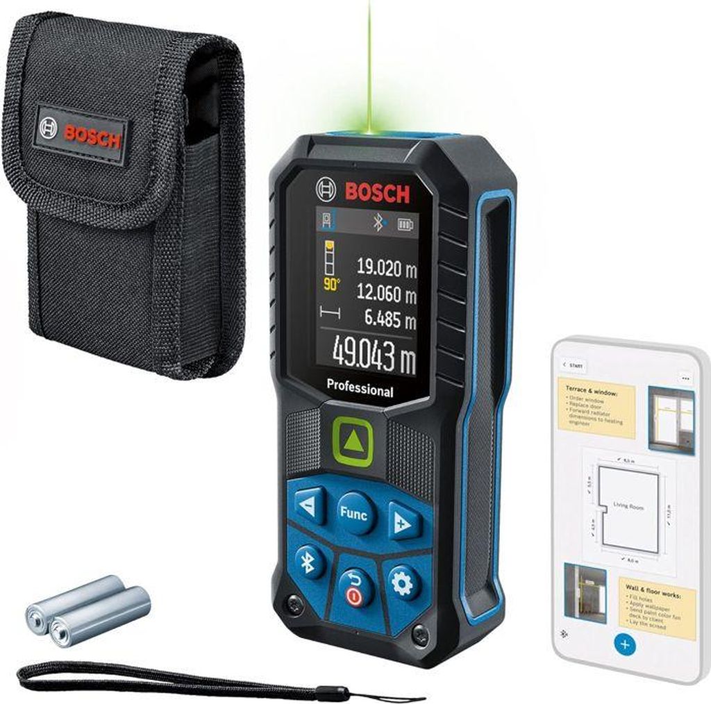GLM 50-27 CG Professional Green Laser Distance Meter - Immagine del prodotto 