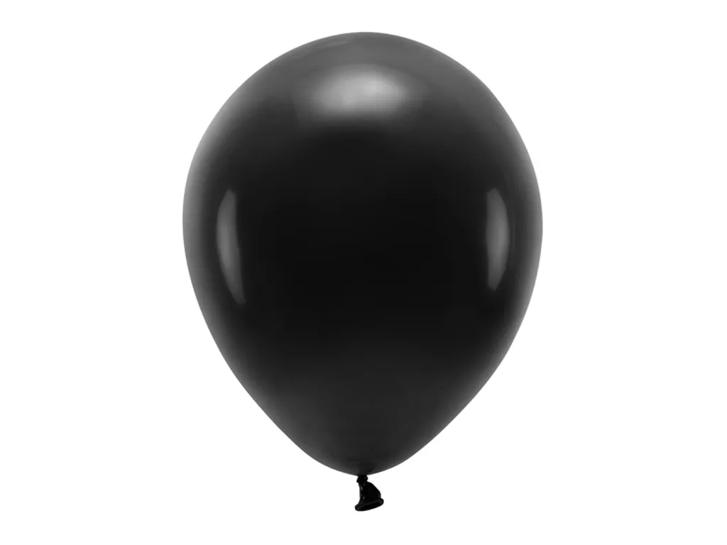 Lot 100 Ballons Noirs Métallisés Solides - Décoration Fête sans Casse