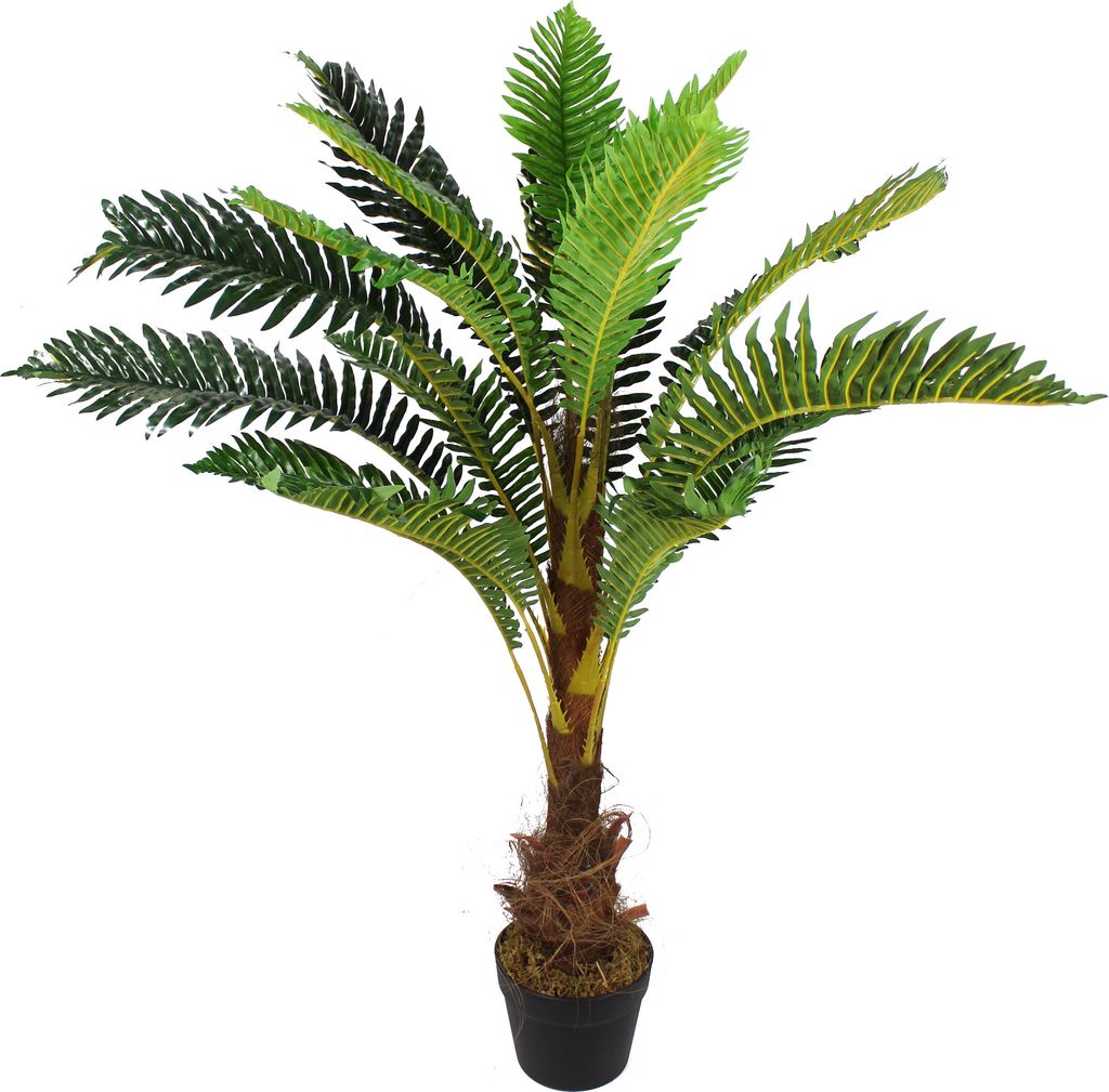 Künstliche Palme 100 cm mit 18 Palmenwedel wie echt Produktbild 
