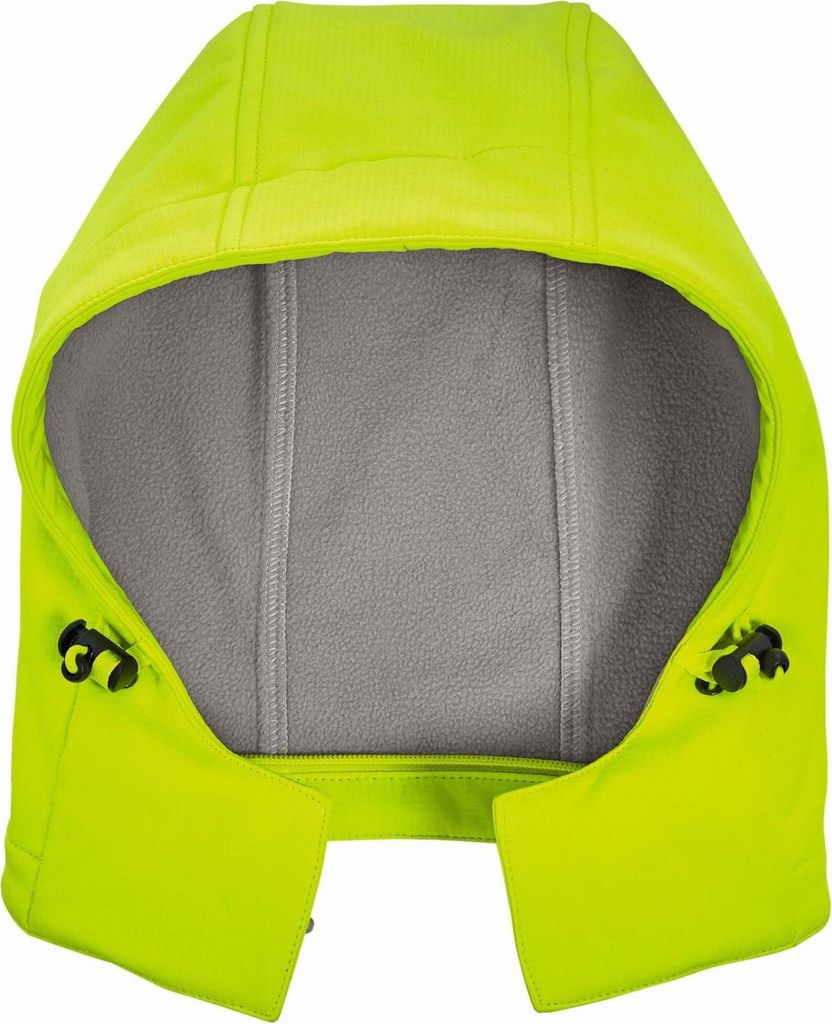 4PROTECT Warnschutz Softshellkapuze Leuchtgelb L