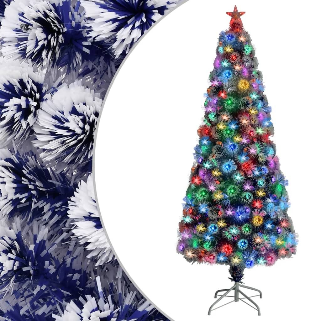 CLORIS Künstlicher Weihnachtsbaum mit Beleuchtung 180 cm Glasfaser - Weihnachtsgirlanden 328457