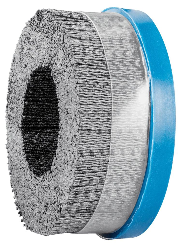 PFERD TOOLS COMPOSITE Tellerbürste DBUR Ø 125x22,2 mm Bohrung Keramik-Filament-Ø 1,10mm Korn 120 stationär