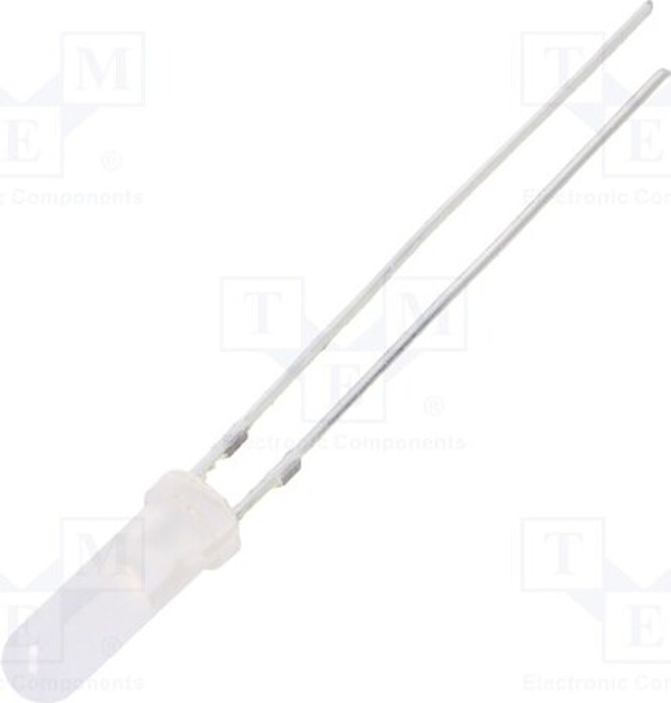 2x LED ohne Stopper OSB5SA6CF2A LED Dioden THT 3mm 3mm 150÷220mcd blau 150°