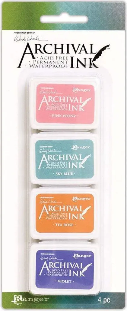 Ranger Archival Ink - Kit 3 Mini Tampons Encreurs Wendy Vecchi Coloris
