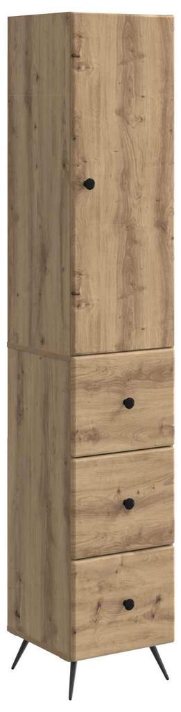Schrankset 2 pcs Artisan-Eiche 34,5 x 34,5 x 90 cm