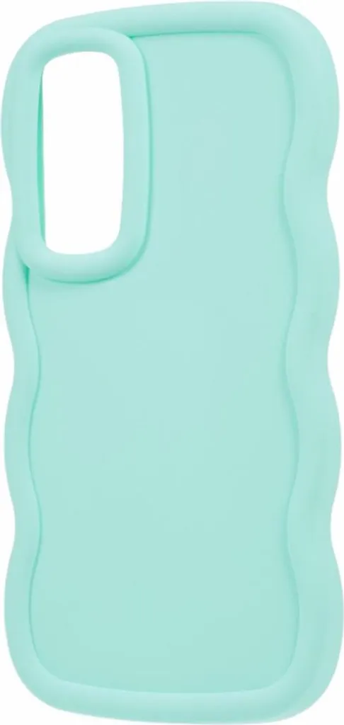 Cover Samsung S24 FE Silicone Phonesta Wavy Verde Menta - Protezione Shock - 3