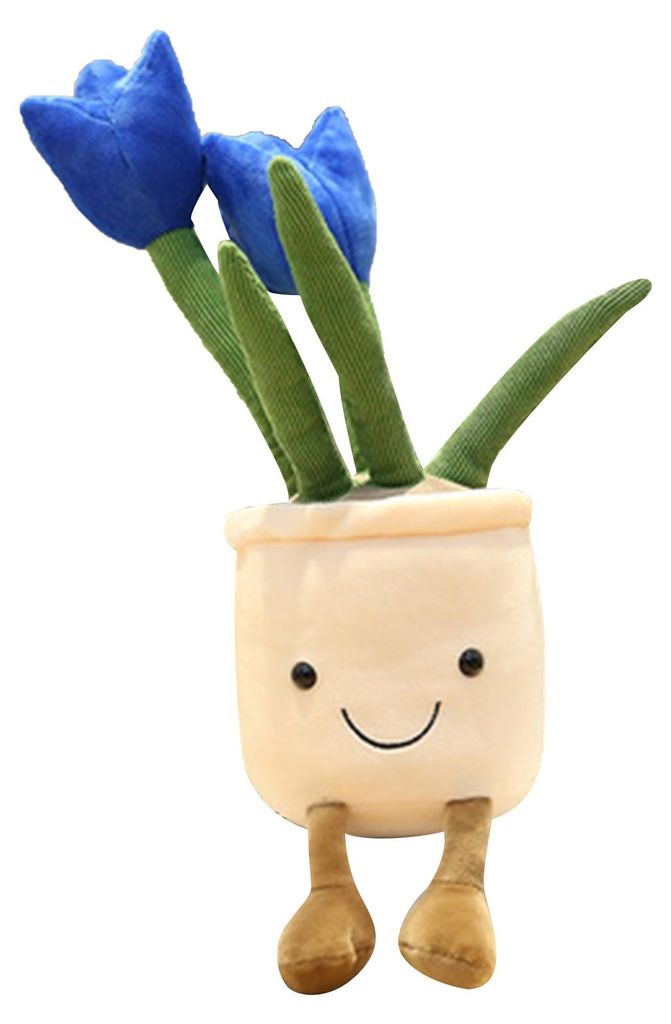 Tulpen-Plüschtier, gute Widerstandsfähigkeit, geruchlos, niedlich, weich, flauschig, Pflanzenornament für Zuhause, Büro, Auto, Dekoration, Gesc...