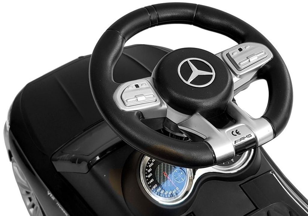 Baby Rutschauto Mercedes Benz S65 AMG V12 Biturbo schwarz mit Sound Rutscher 