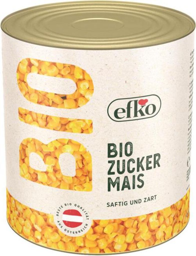 efko Zuckermais 2500g Produktbild 