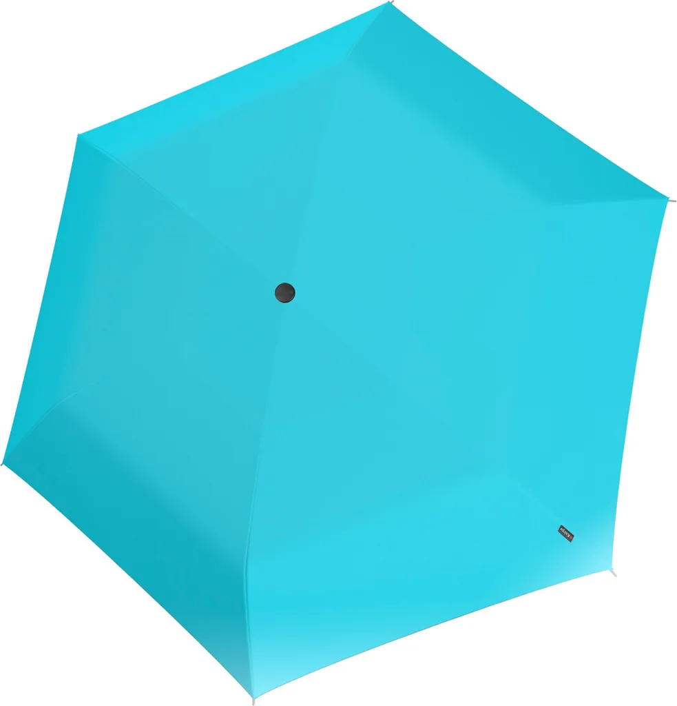 Knirps US.050 Aqua Blu Ombrello Tascabile Ultra Light Slim Manuale