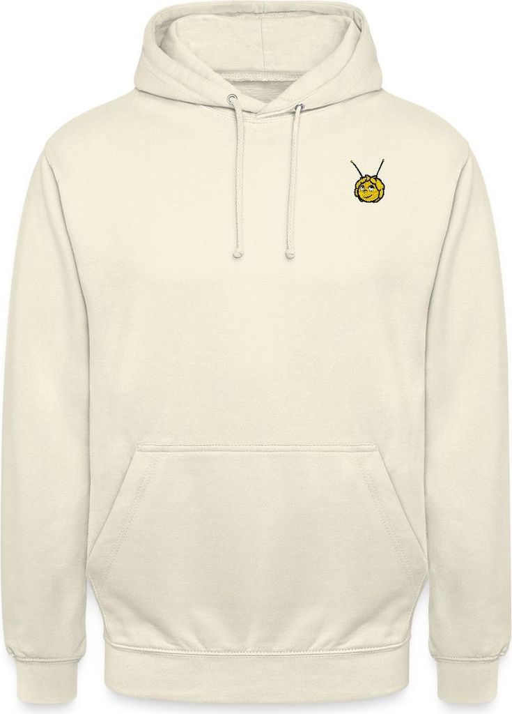 Spreadshirt Biene Maja Portrait Stick Uni Hoodie, XXL, Vanille-Milchshake