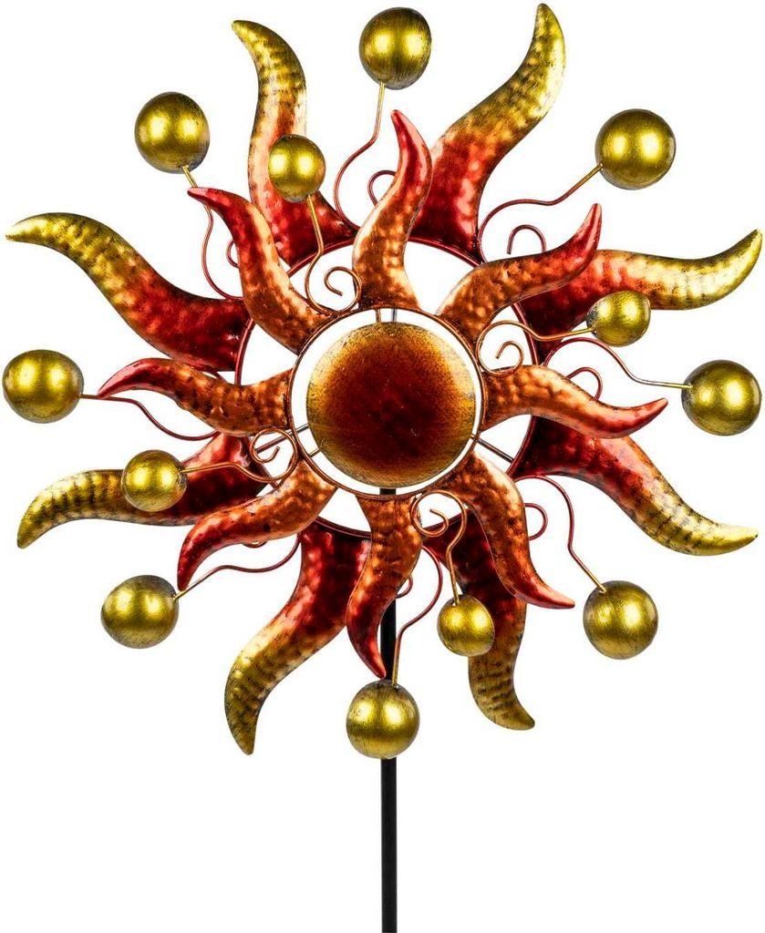 Formano Windrad Metall Sonne Windspiel Gartenstecker 130 cm Produktbild 