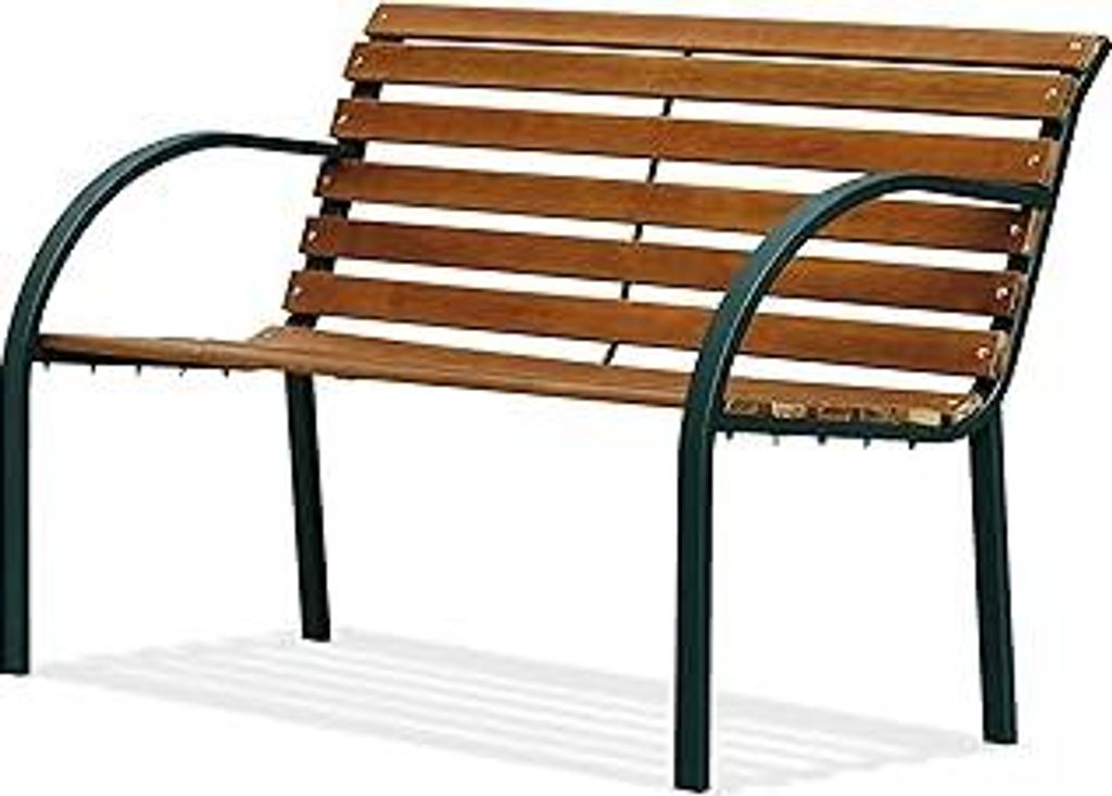 Linea Garden Friend BIACCHI Gartenbank Holz/Stahl