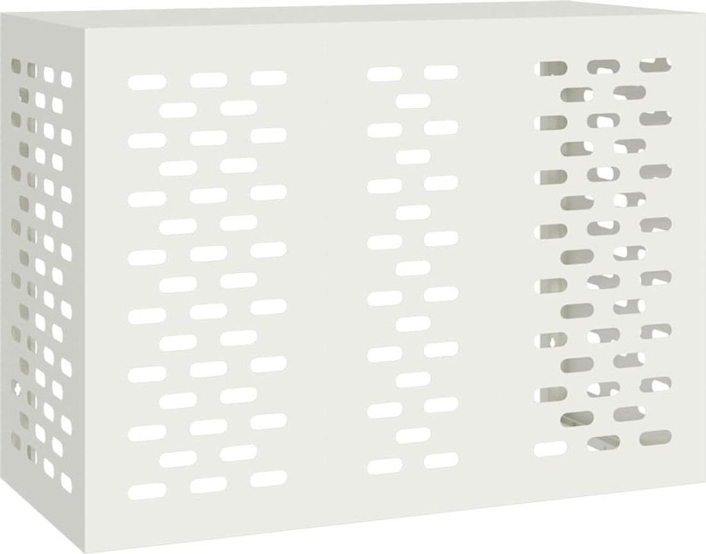 vidaXL Coperchio per aria condizionata bianco 110 x 50 x 80 Immagine del prodotto 