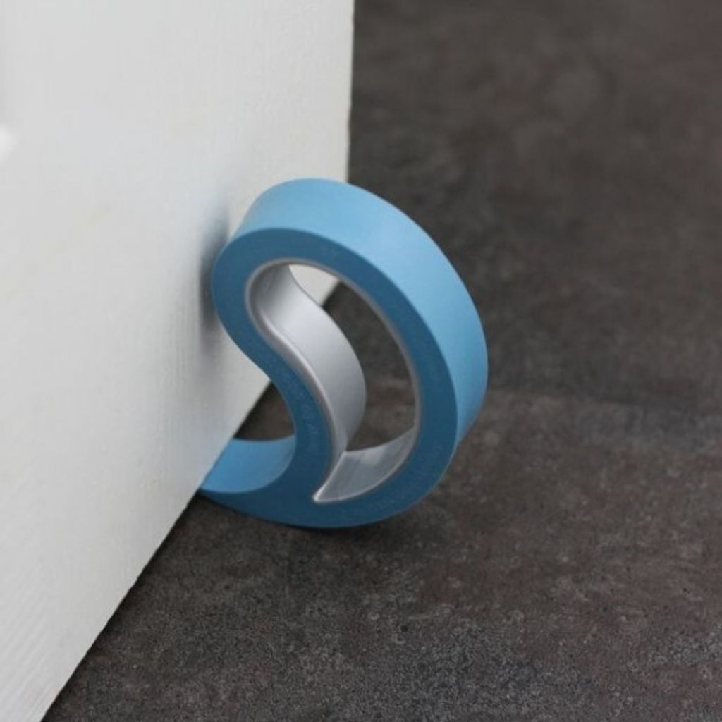 5 x Türstopper Fensterstopper Stoppi Hellblau Produktbild 