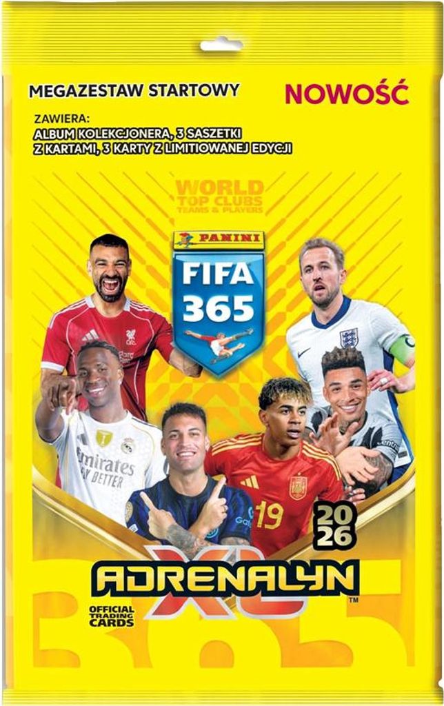 Panini FIFA 365 2026 Stickeralbum Starter Bundle – Album + 5 Tüten (25 Sticker) Offiziell