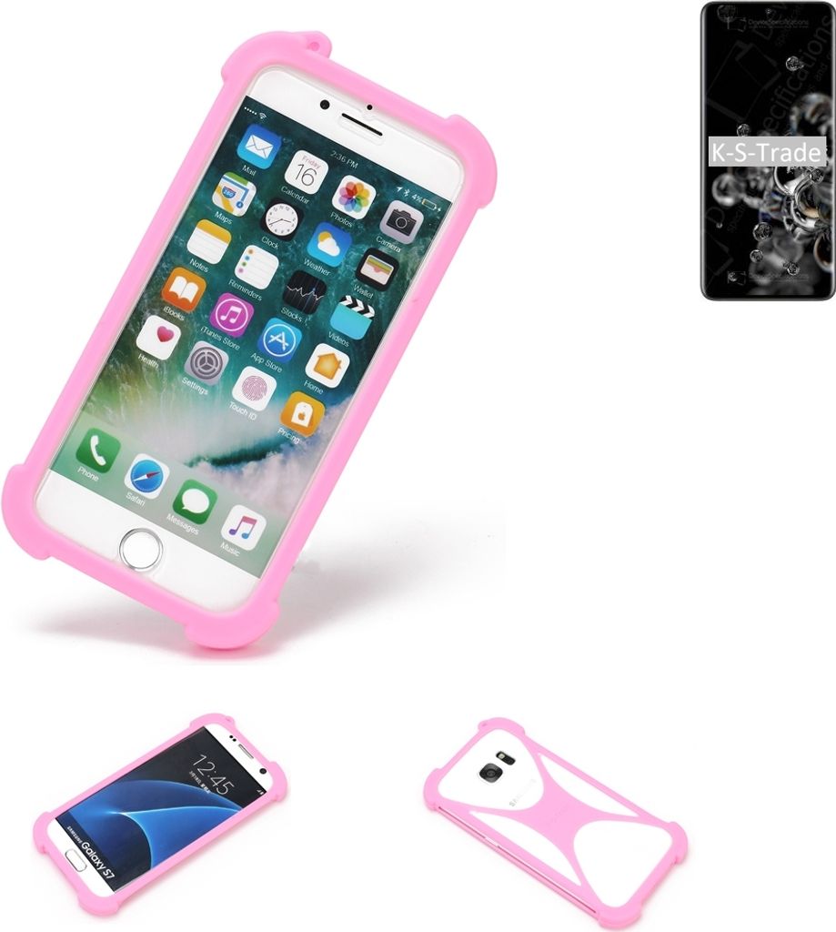 K-S-Trade Handy Hülle kompatibel mit Samsung Galaxy S20 Ultra 5G SD865 Schutz Hülle Bumper Silikon Schutz Hülle Cover Case Silikoncase