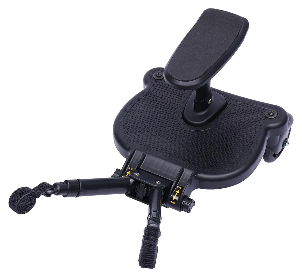Poussette de voyage noire pliable et robuste avec siège interchangeable - 4