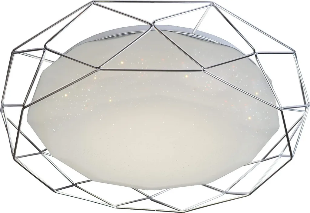 Plafonnier de Salon Moderne SVEN en Acier Chromé pour Éclairage Chic
