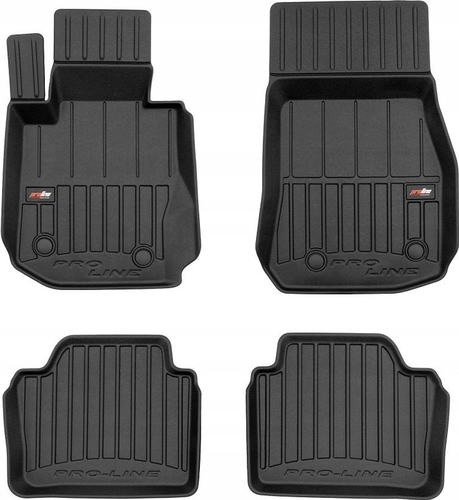 Gummimatten und Fußmatten BMW 4er Gran Coupé F36 2014-2021 3D Mulden