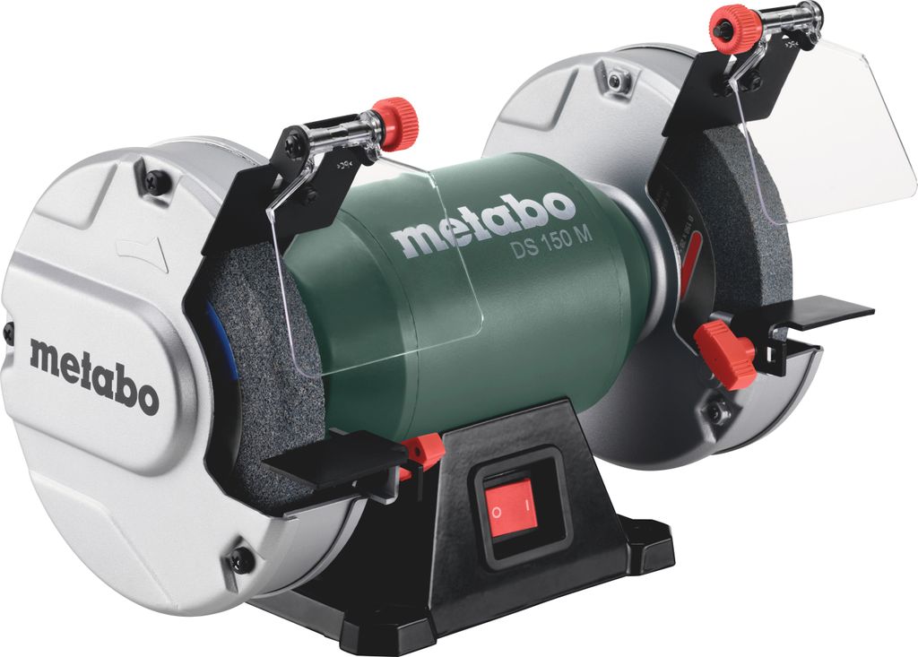 A Metabo DS 150 M double grinder is shown against a white background.