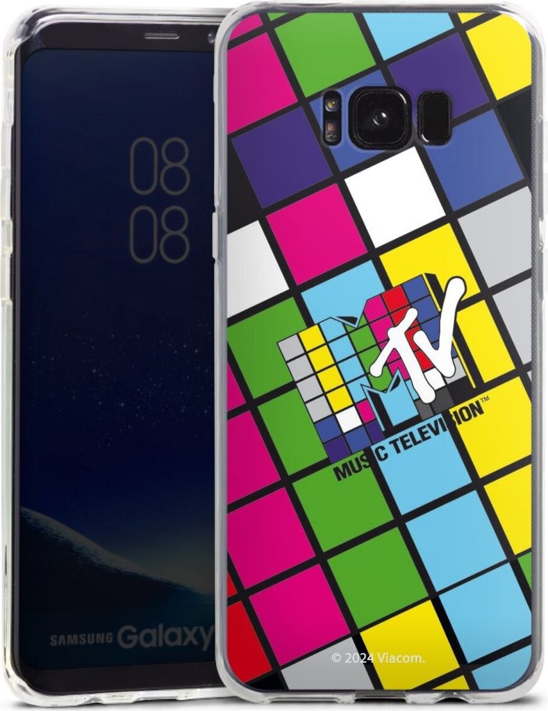 DeinDesign Handyhülle für Samsung Galaxy S8 Plus Silikon Hülle Case Smartphone Schutzhülle Fanartikel Offizielles Lizenzprodukt MTV Music Tel...