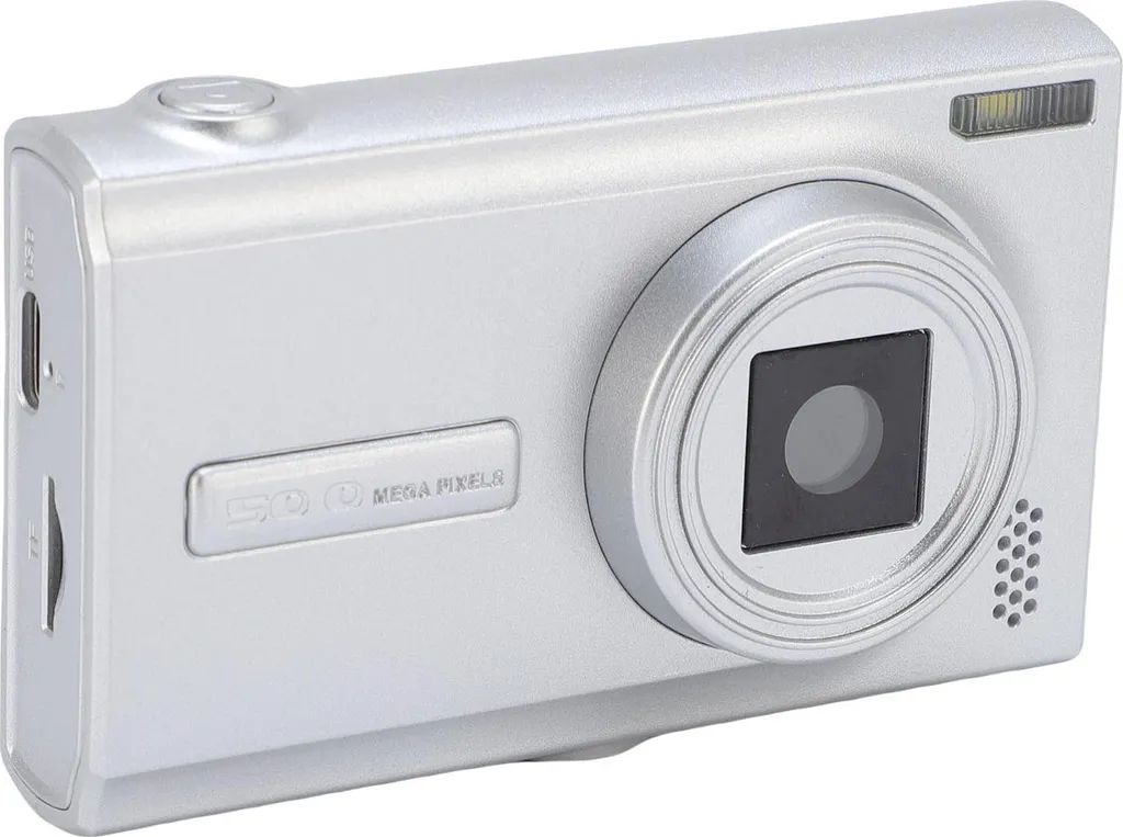 Appareil photo 50 MP Autofocus et Vidéo 1080p avec Zoom Numérique Gris