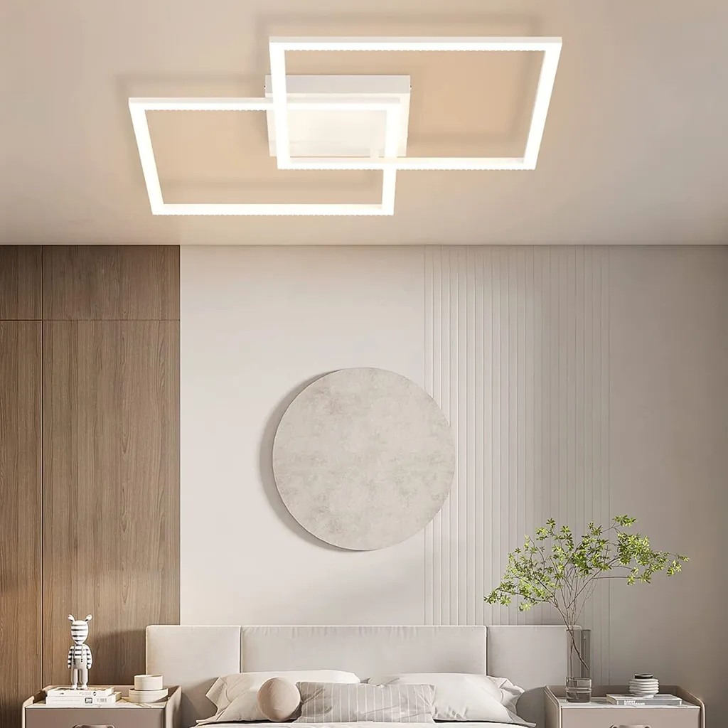 Plafonnier Salon LED 52W - Solution Éclairage Design et Économique - 8