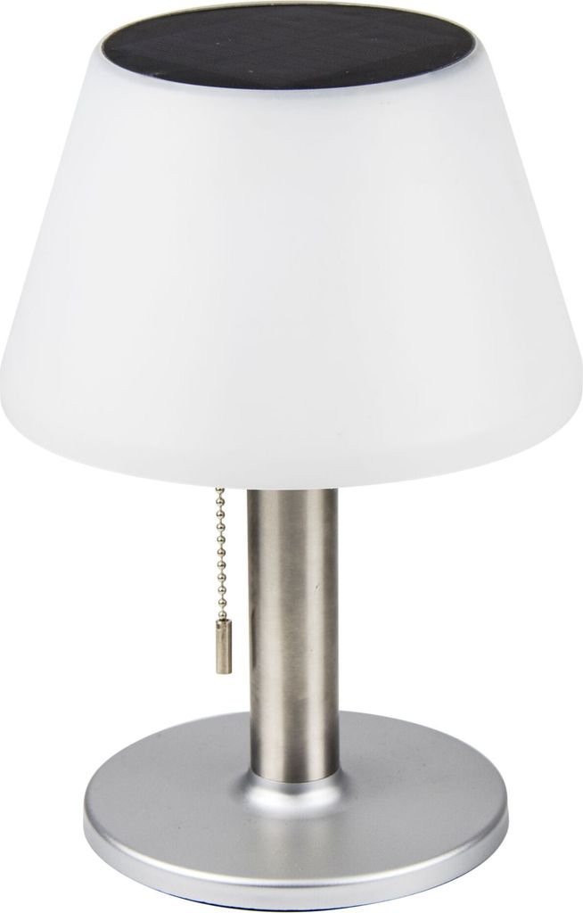 A studio shot of a table lamp.
