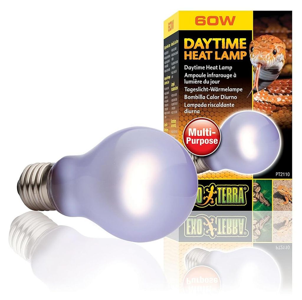 Exo Terra Daytime Heat Lamp, 60W, A19, E27 Produktbild 