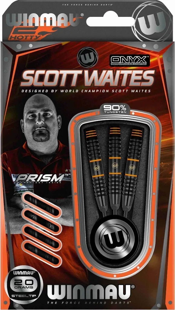 Set de fléchettes de conversion Winmau Scott Waites 18g haute qualité - 9