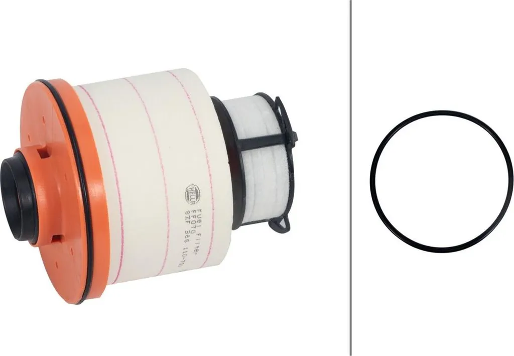 Filtre à gasoil HELLA diamètre 87mm compatible avec TOYOTA HILUX IV