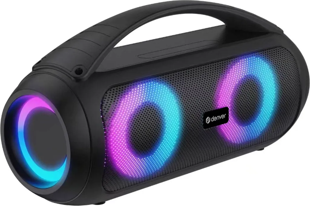 Altoparlante Bluetooth con effetti luminosi e batteria ricaricabile BTG-616