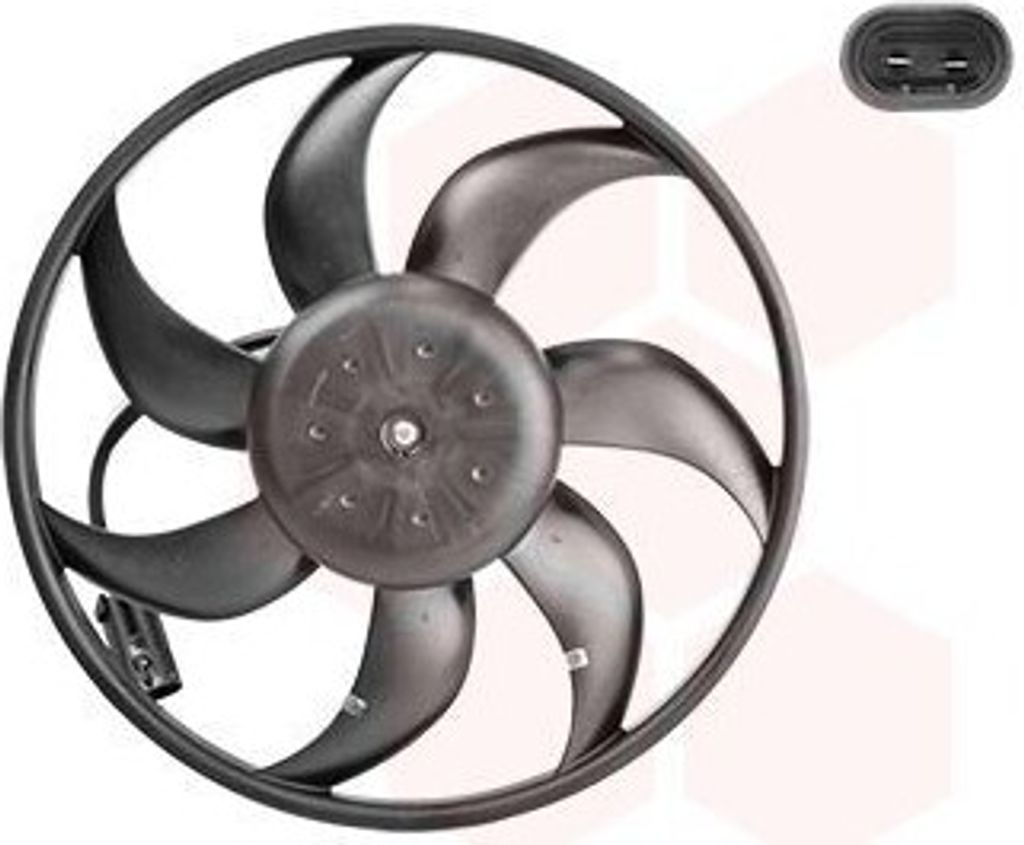VAN WEZEL 3777744 Lüfter Motorkühlung Kühlerlüfter für OPEL Corsa C Schrägheck (X01) Wasserkühler