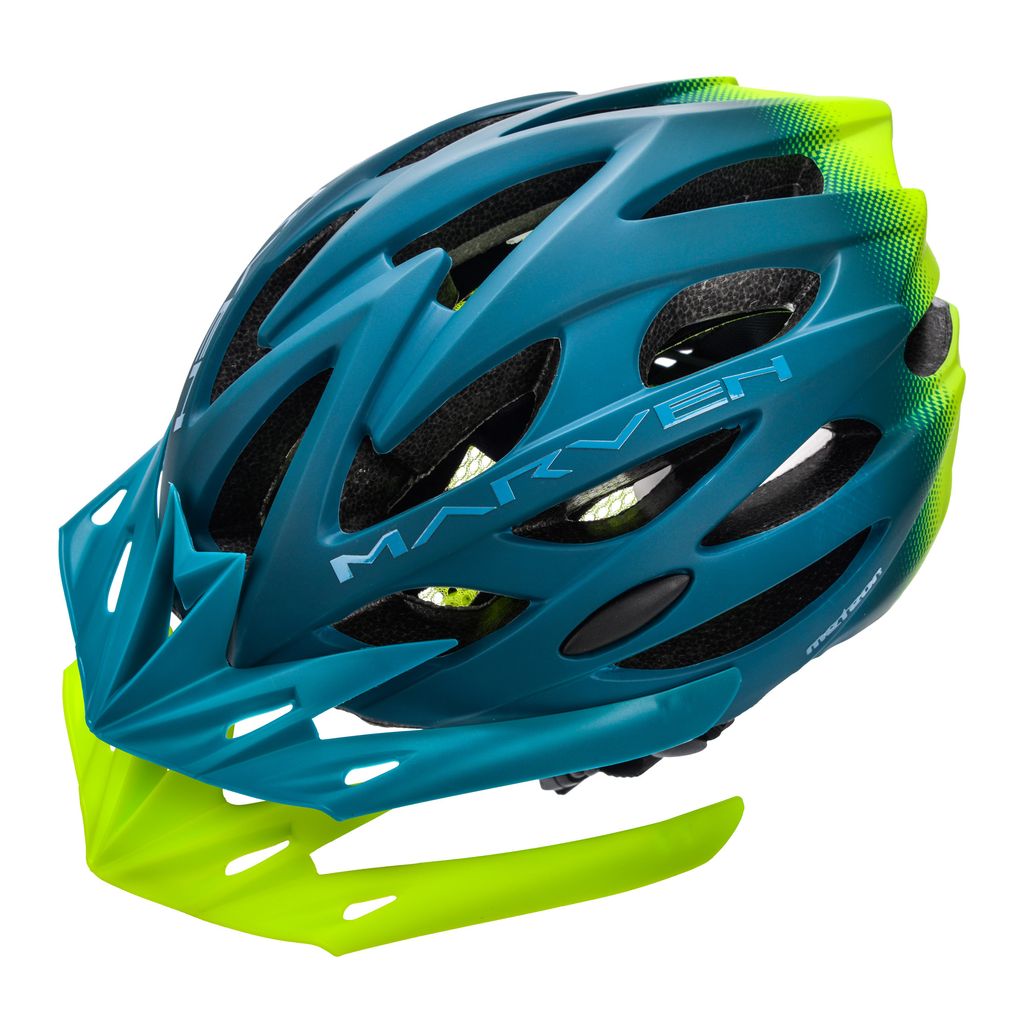 Fahrradhelm Erwachsene Jugend  Schutzhelm weiß-grün Meteor Helm Sport 