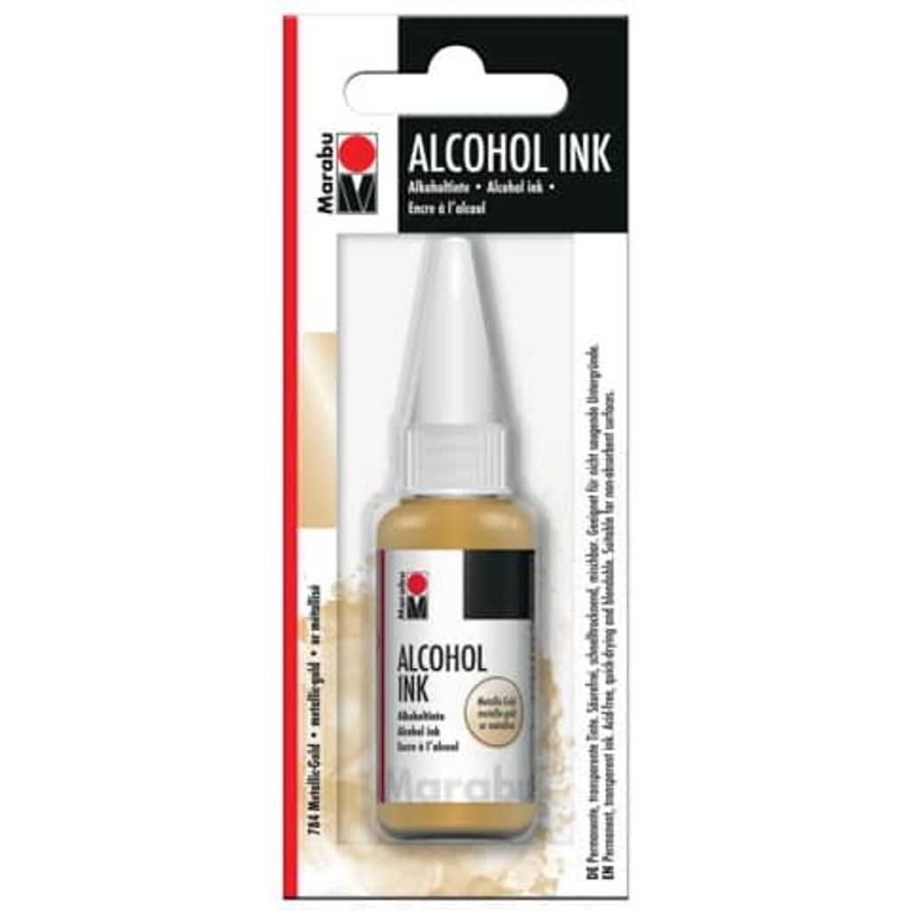 Marabu Alcohol Ink metallic-gold 784 20 ml Produktbild 