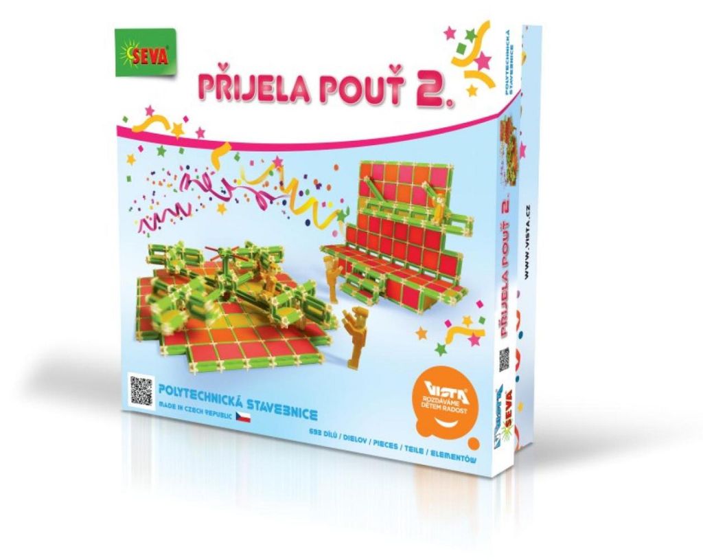 Konštrukčná súprava SEVA "Púť", 2 plastové kusy, 693 Obrázok produktu 