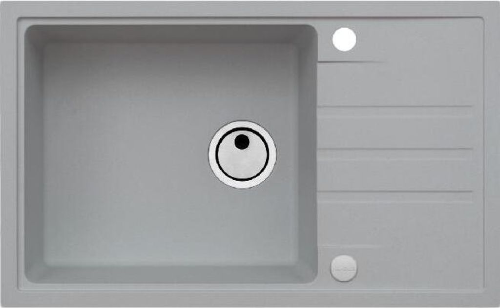 Alveus Intermezzo - Granit-Spüle 780x480 mm, concrete 1119692