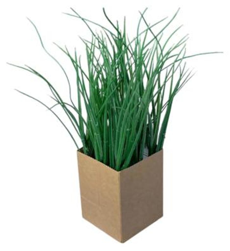 Künstliche Pflanze im Kraftbeutel Gras 28 cm | 12 Stück