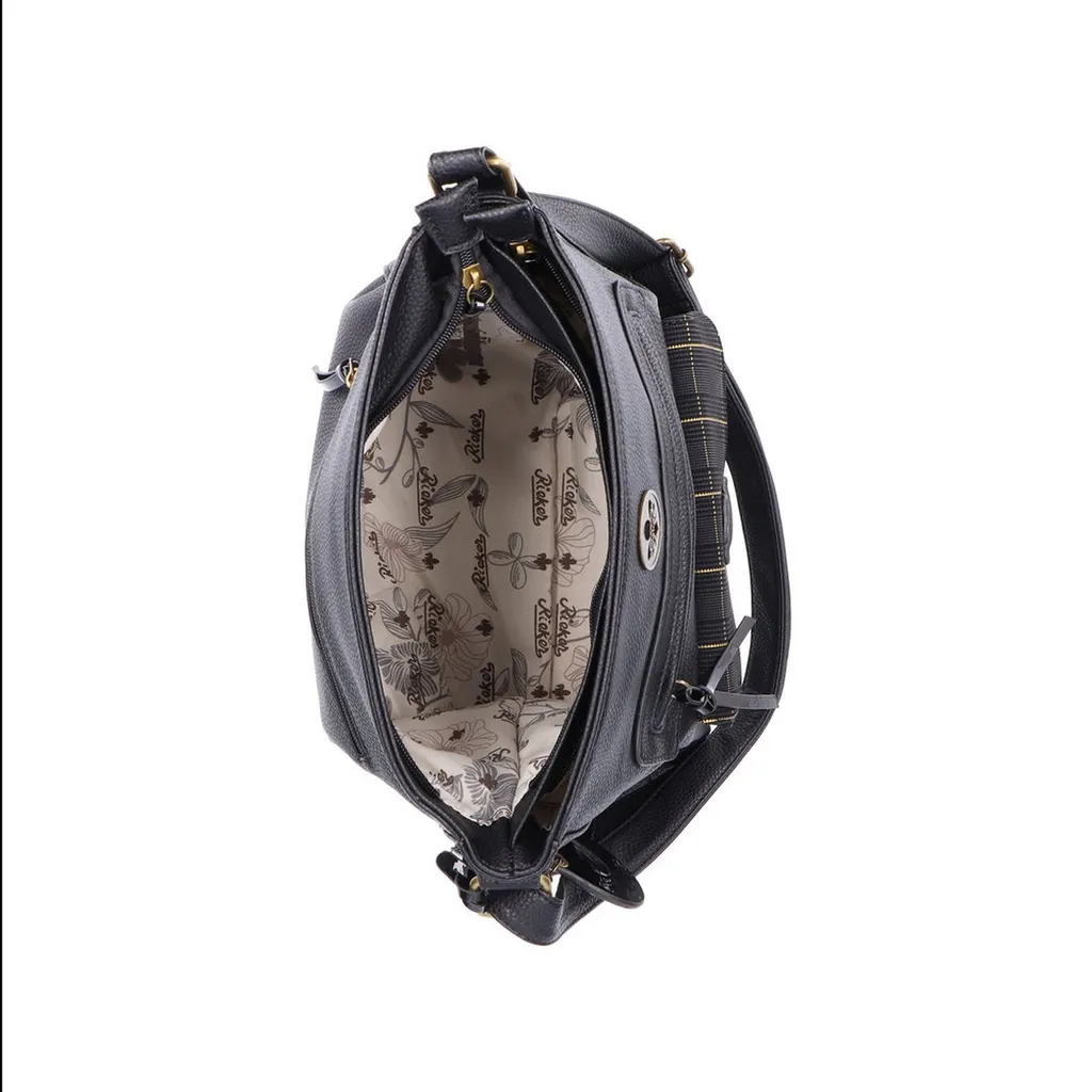 Petit sac à main bandoulière pour femme Rieker H1340 coloris noir