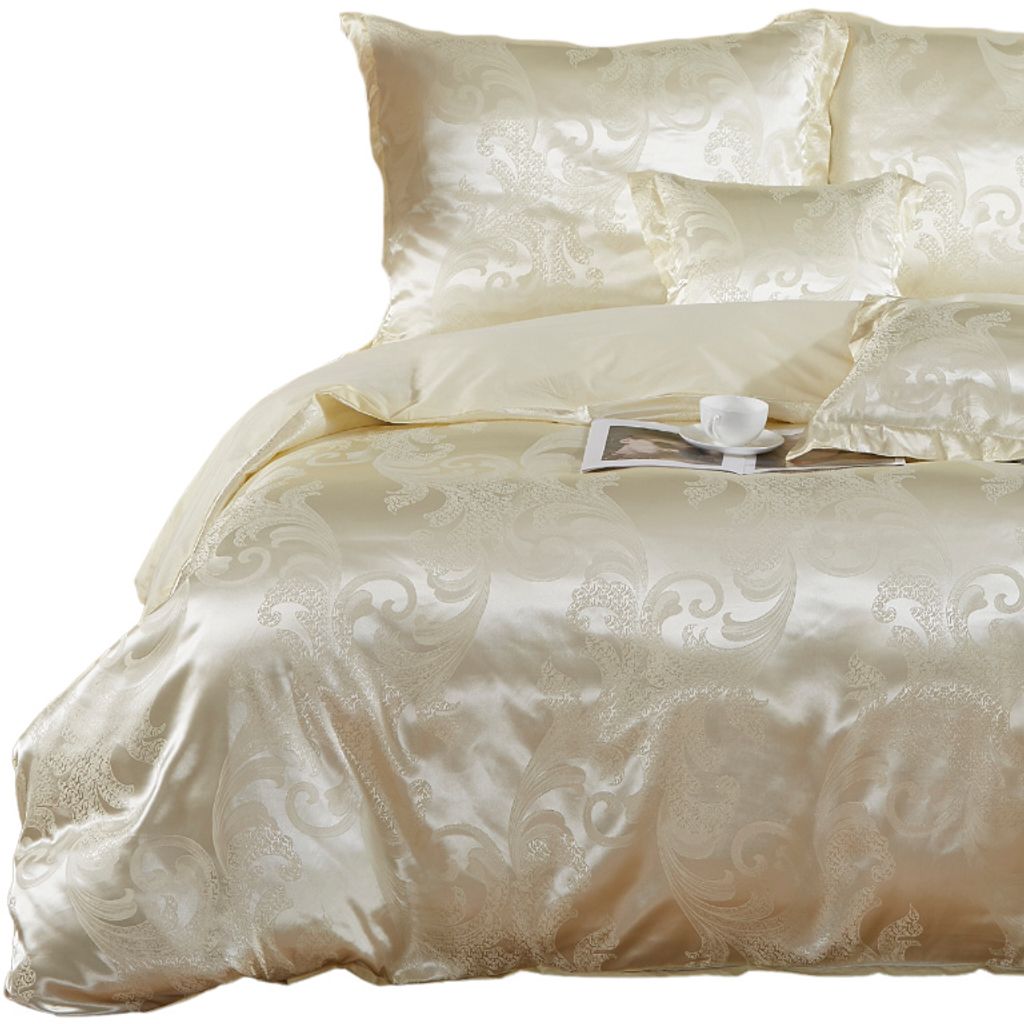 Bettwäsche 220X200, Baumwolle, Satin-Bettwäsche, Kissenbezüge 70X80, Kissenbezüge 40X40