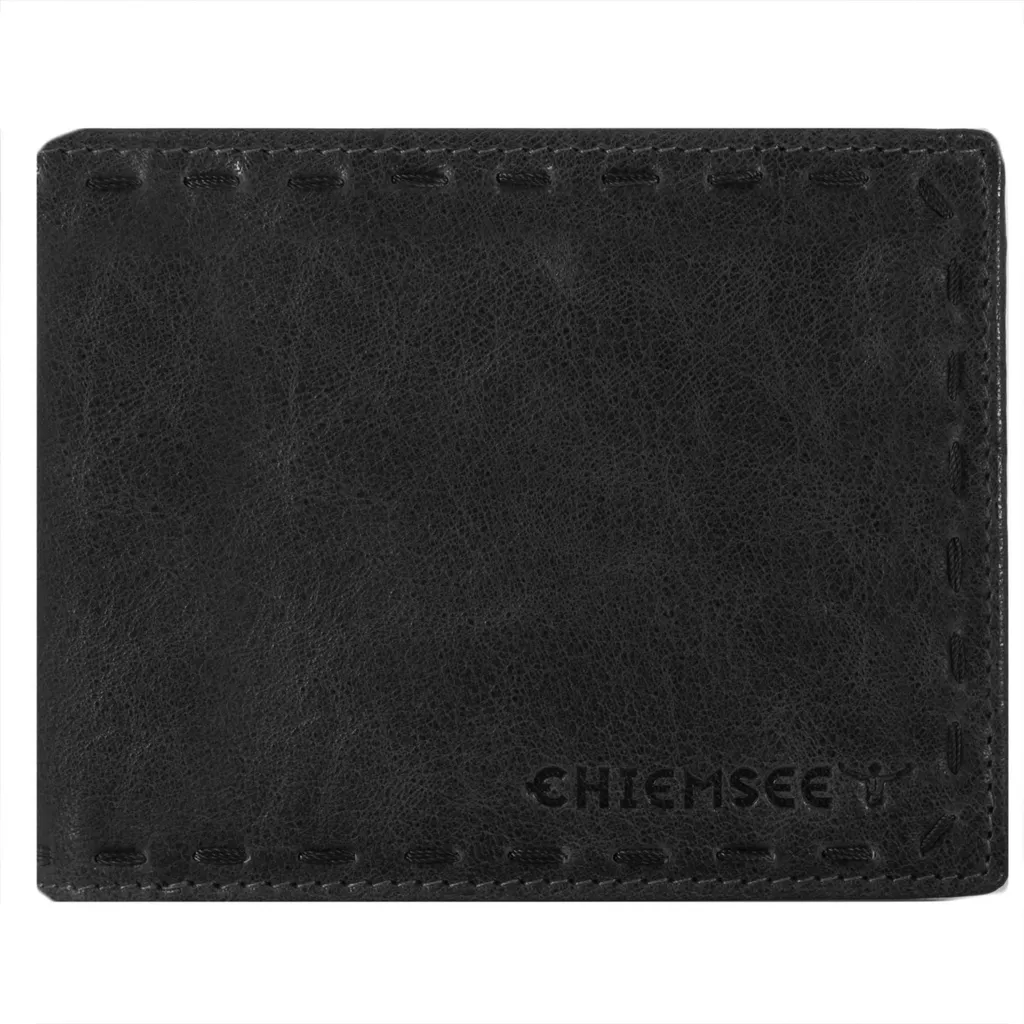 Chiemsee J88 Portafoglio in Pelle Nera 13cm - L'Affare che Cercavi!