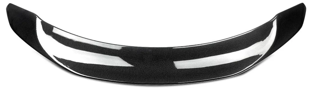Spoiler de coffre aspect carbone style en V pour berline et coupé - 5