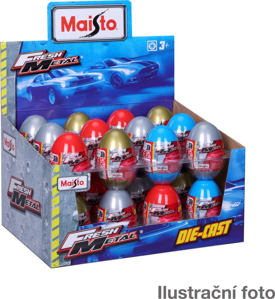 Uovo Maisto - Uovo con modello in metallo, assortimento Immagine del prodotto 